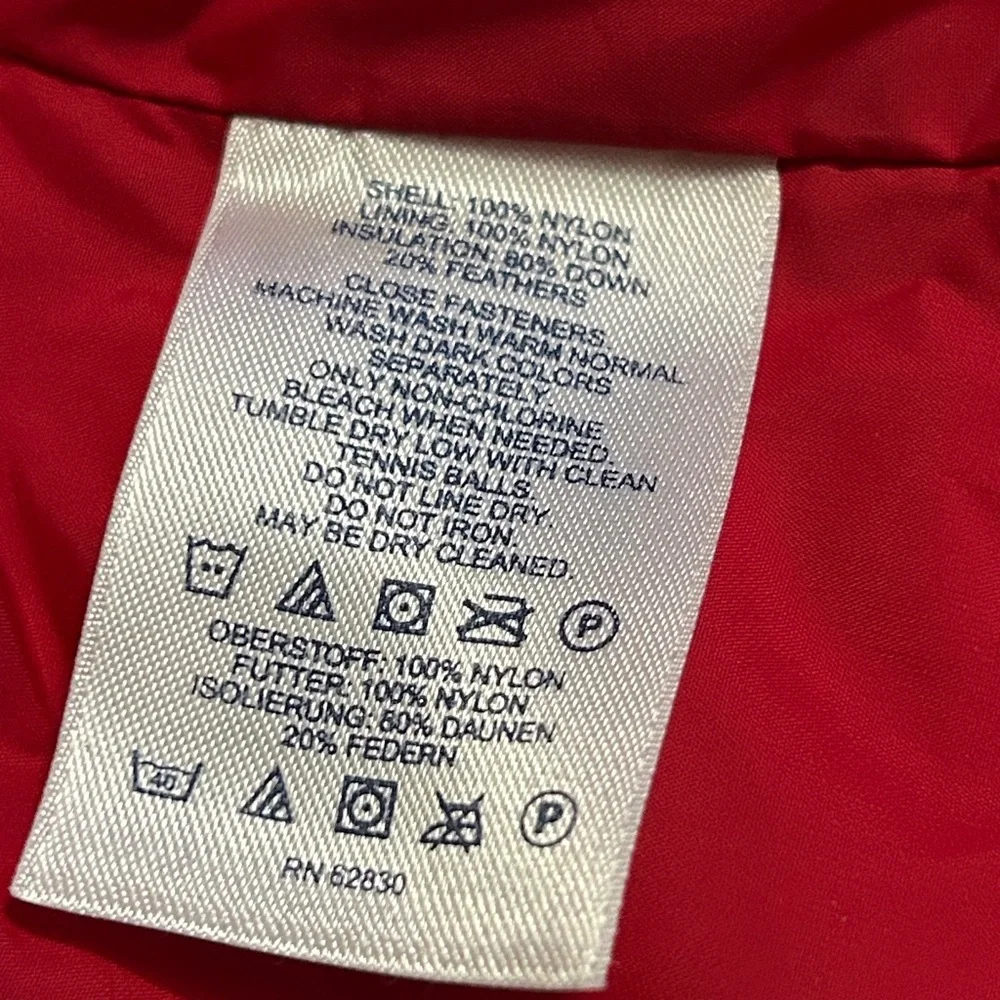 Lands' End Women’s Bold Red Snap/ Zip Winter Coat Size‎ XL